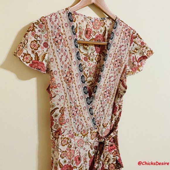 2021 Hot Pick - Boho V-neck Maxi Printed Dress - Picture 7 of 13